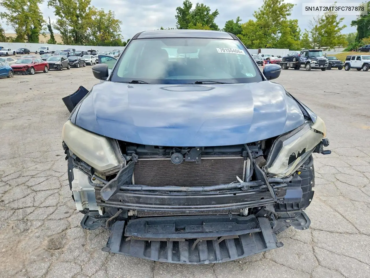 2015 NISSAN ROGUE VIN 5N1AT2MT3FC787878 — фото 5