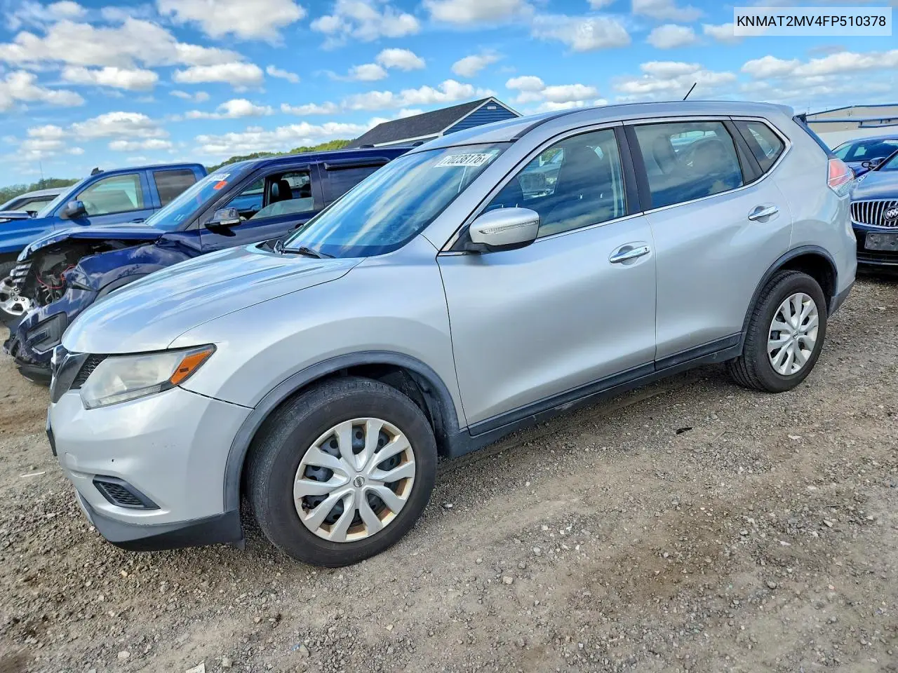 NISSAN ROGUE 2015, VIN KNMAT2MV4FP510378
