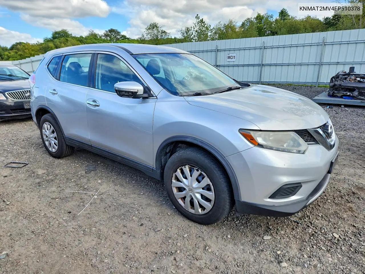 2015 NISSAN ROGUE VIN KNMAT2MV4FP510378 — фото 4