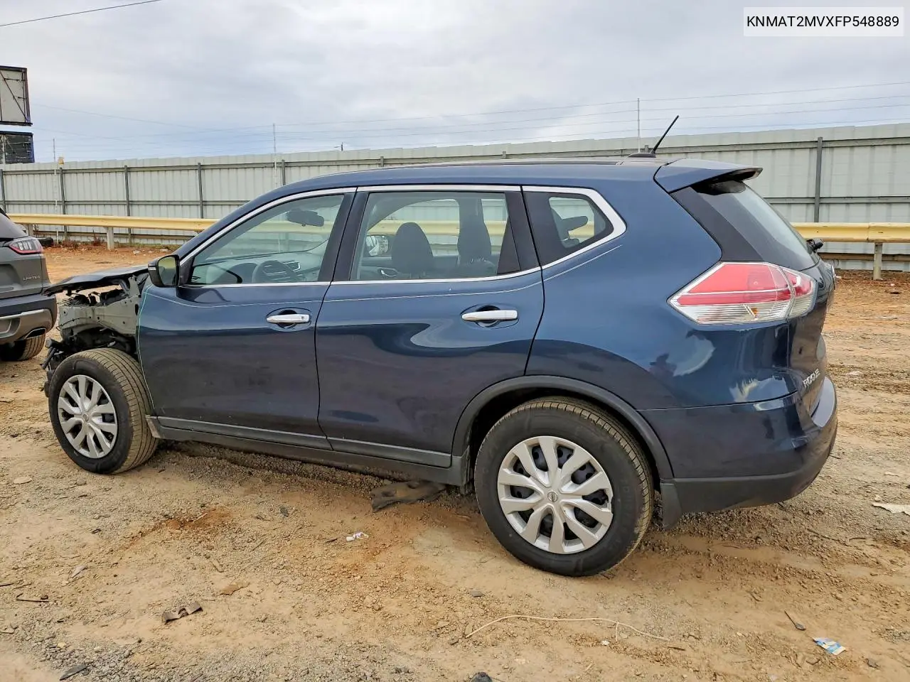 2015 NISSAN ROGUE VIN KNMAT2MVXFP548889 — фото 2