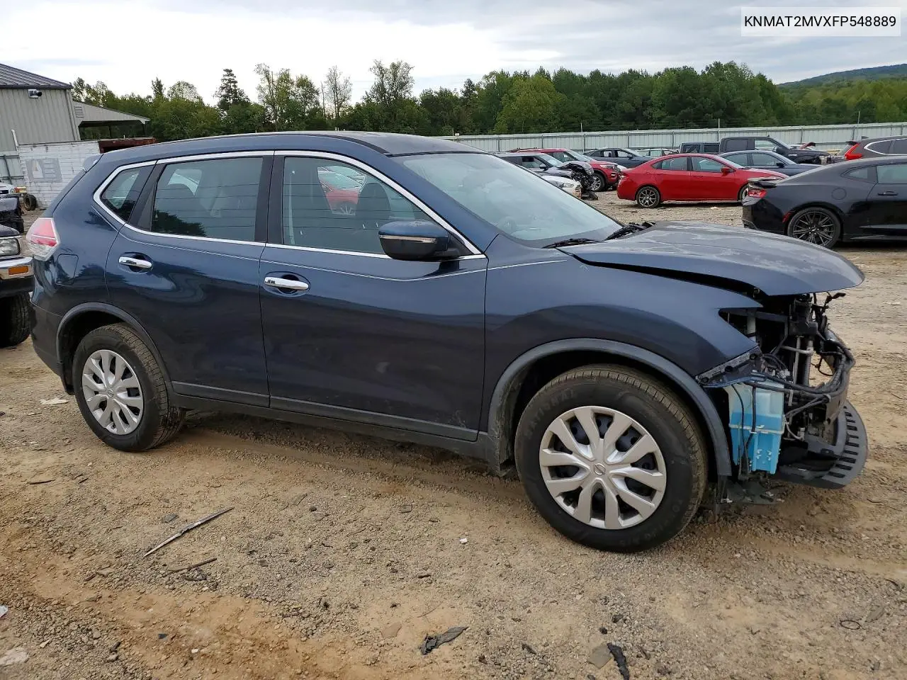 2015 NISSAN ROGUE VIN KNMAT2MVXFP548889 — фото 4