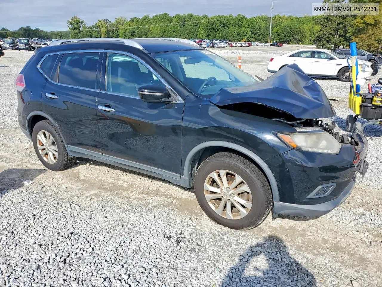 2015 NISSAN ROGUE VIN KNMAT2MV2FP542231 — фото 4