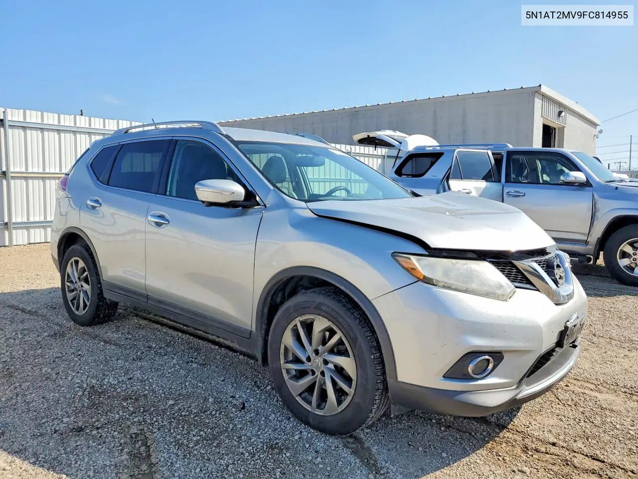 2015 NISSAN ROGUE VIN 5N1AT2MV9FC814955 — фото 4