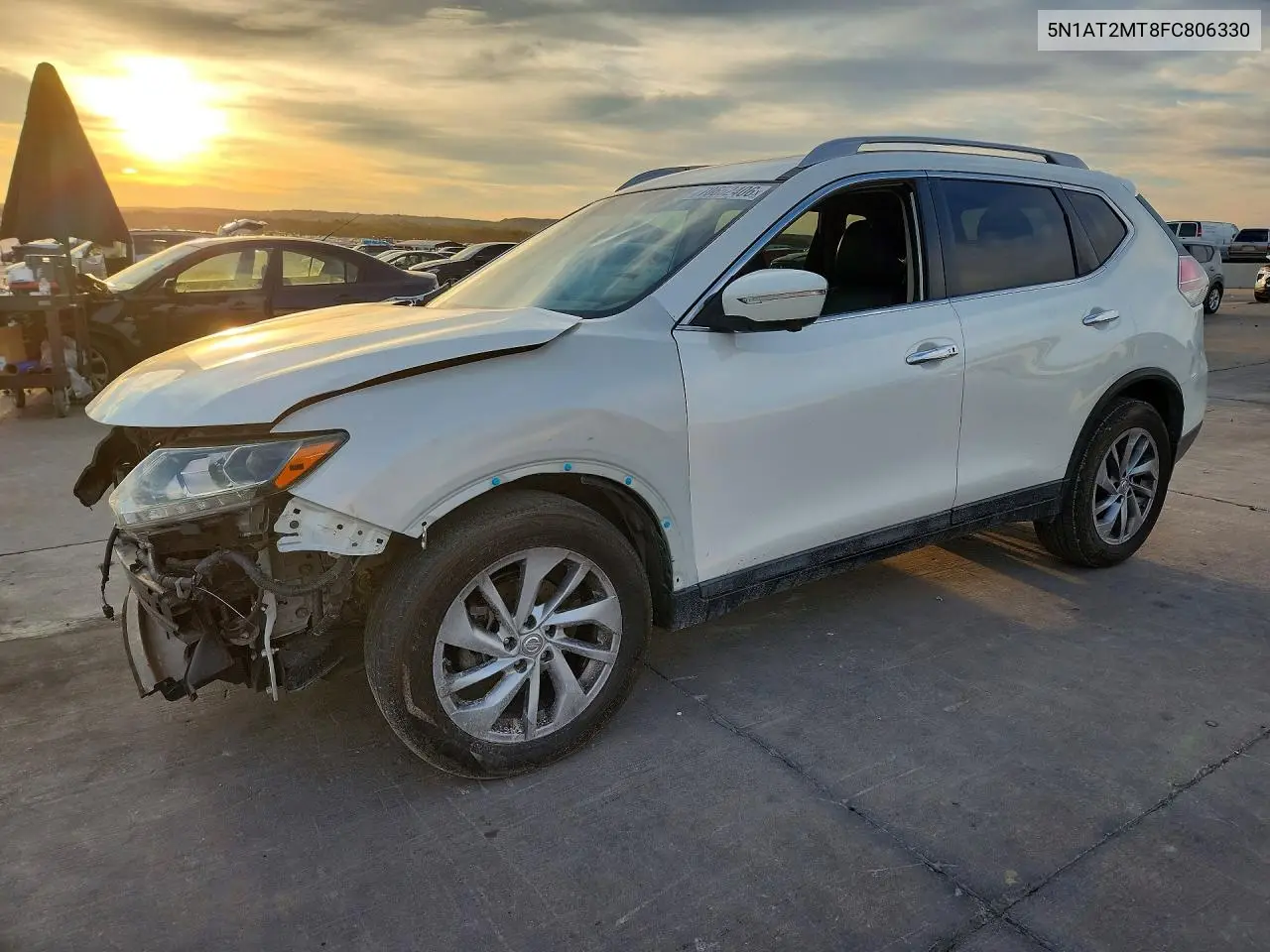 NISSAN ROGUE 2015, VIN 5N1AT2MT8FC806330