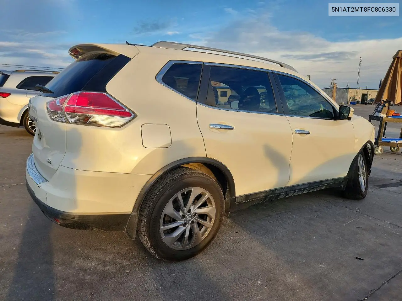 2015 NISSAN ROGUE VIN 5N1AT2MT8FC806330 — фото 3