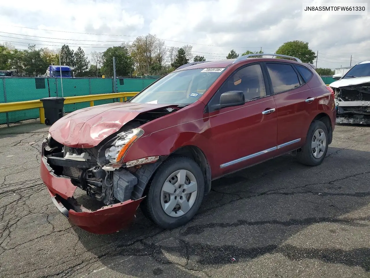 NISSAN ROGUE 2015, VIN JN8AS5MT0FW661330