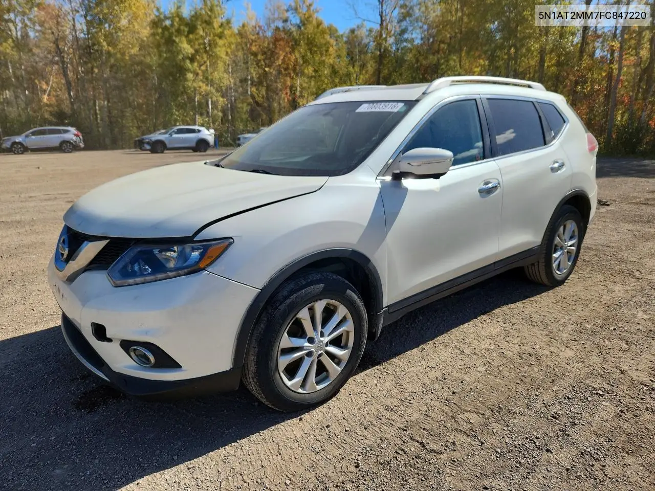 NISSAN ROGUE 2015, VIN 5N1AT2MM7FC847220
