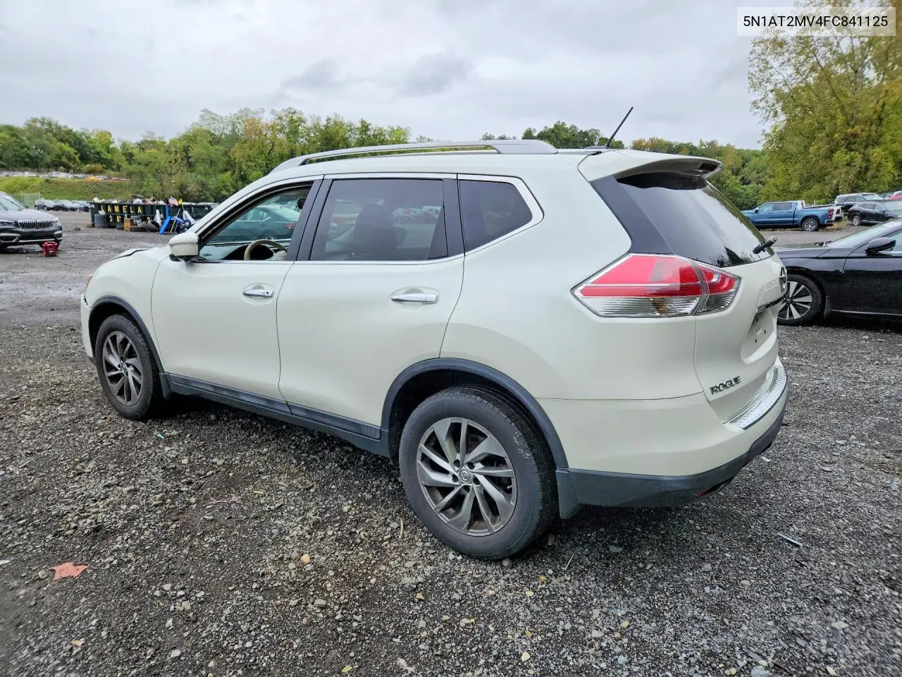 2015 NISSAN ROGUE VIN 5N1AT2MV4FC841125 — фото 2