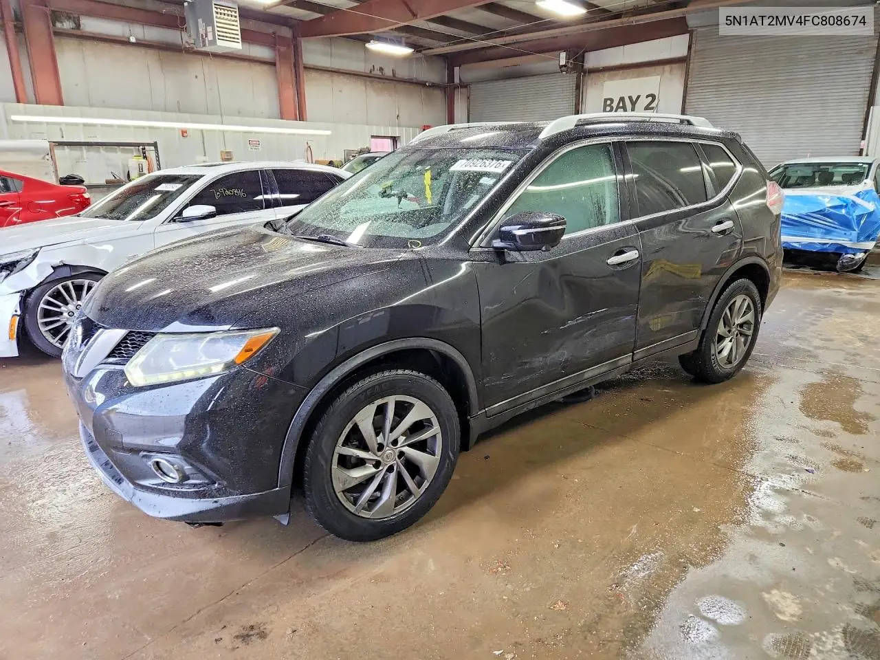 NISSAN ROGUE 2015, VIN 5N1AT2MV4FC808674