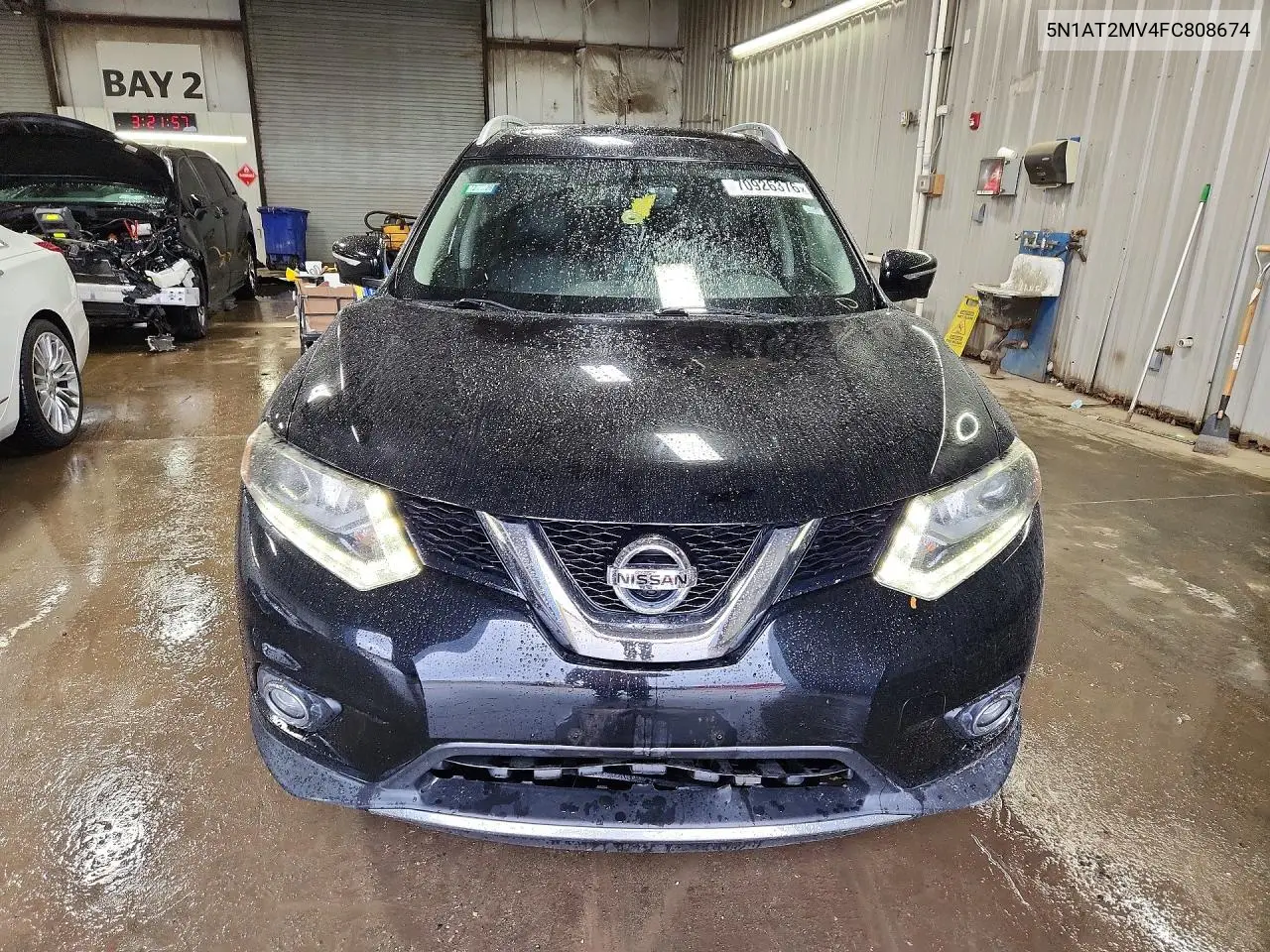 2015 NISSAN ROGUE VIN 5N1AT2MV4FC808674 — фото 5