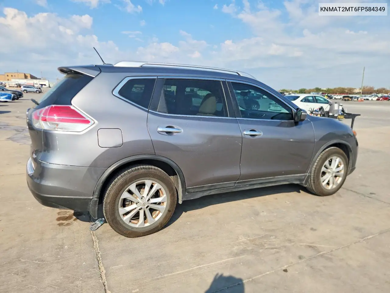2015 NISSAN ROGUE VIN KNMAT2MT6FP584349 — фото 3