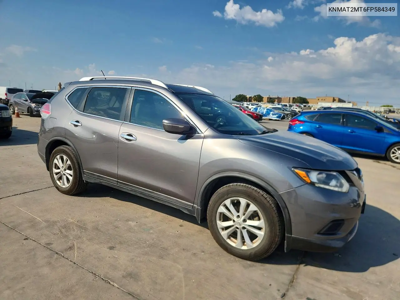 2015 NISSAN ROGUE VIN KNMAT2MT6FP584349 — фото 4