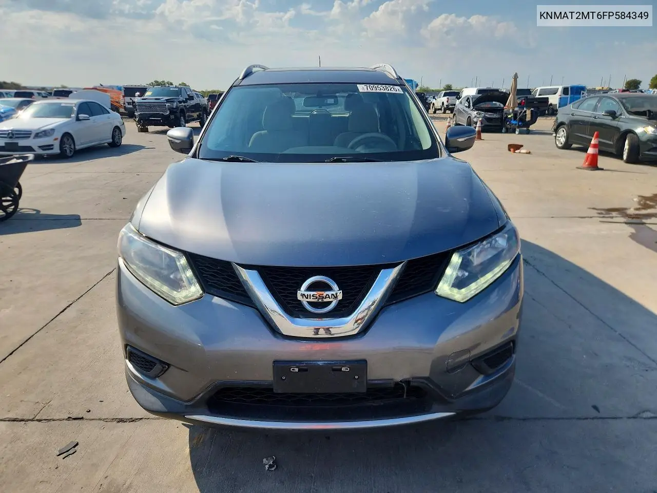2015 NISSAN ROGUE VIN KNMAT2MT6FP584349 — фото 5
