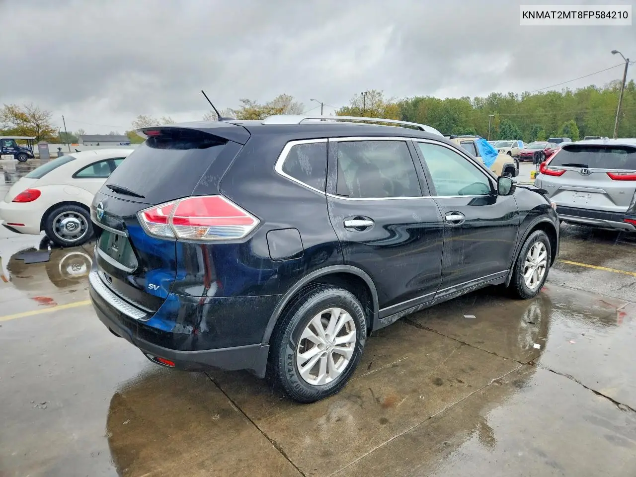 2015 NISSAN ROGUE VIN KNMAT2MT8FP584210 — фото 3