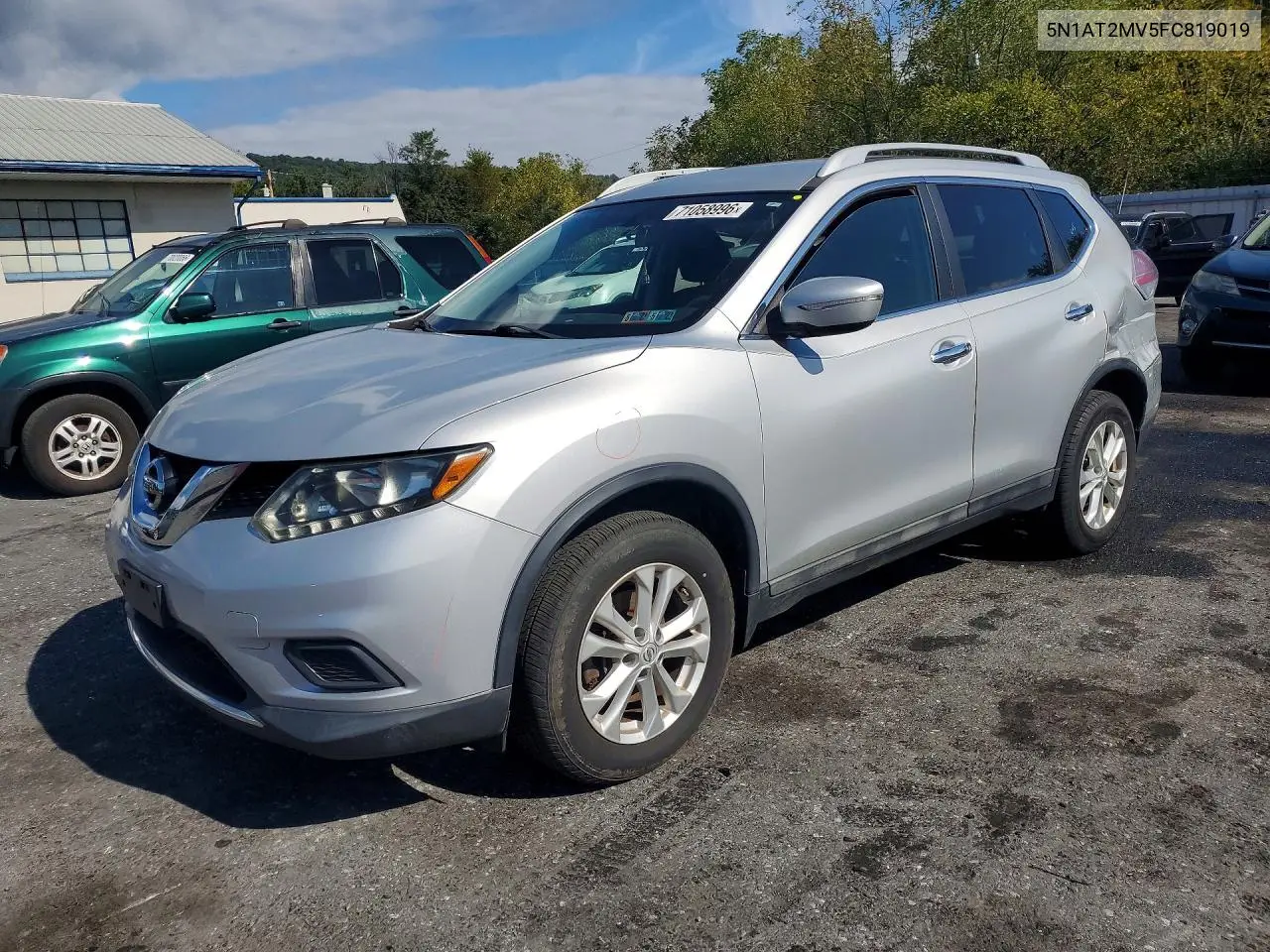NISSAN ROGUE 2015, VIN 5N1AT2MV5FC819019