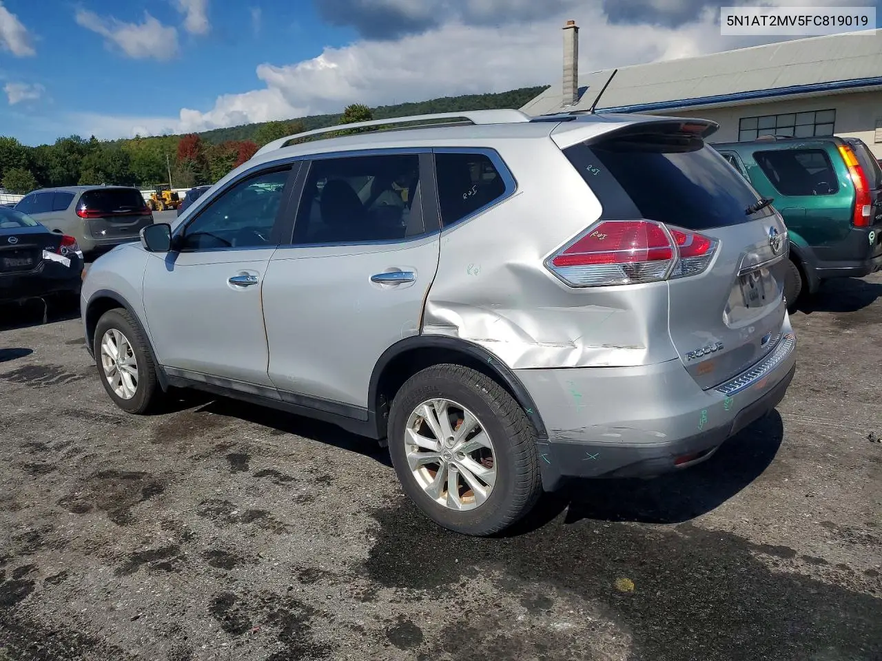 2015 NISSAN ROGUE VIN 5N1AT2MV5FC819019 — фото 2