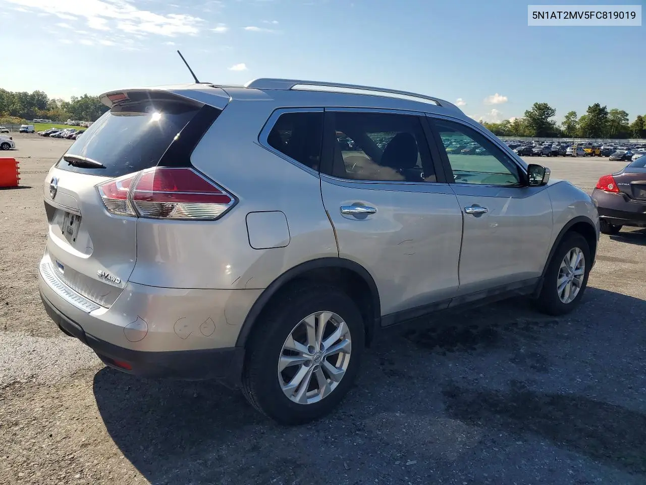 2015 NISSAN ROGUE VIN 5N1AT2MV5FC819019 — фото 3