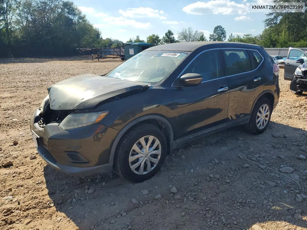 NISSAN ROGUE 2015, VIN KNMAT2MV7FP523299