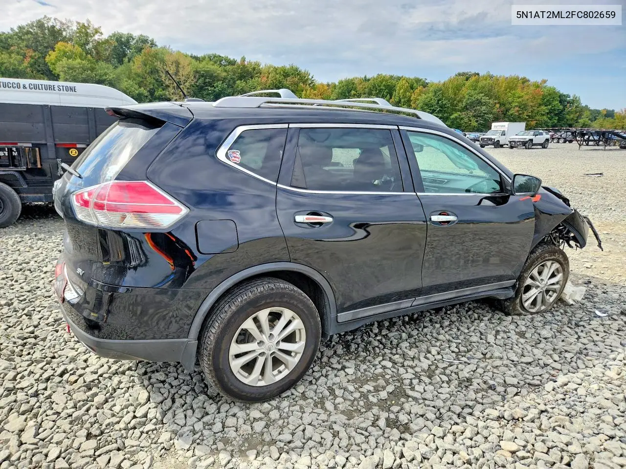 2015 NISSAN ROGUE VIN 5N1AT2ML2FC802659 — фото 3