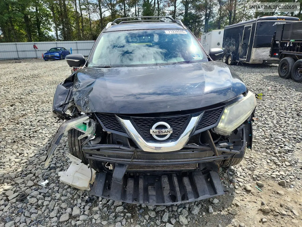 2015 NISSAN ROGUE VIN 5N1AT2ML2FC802659 — фото 5