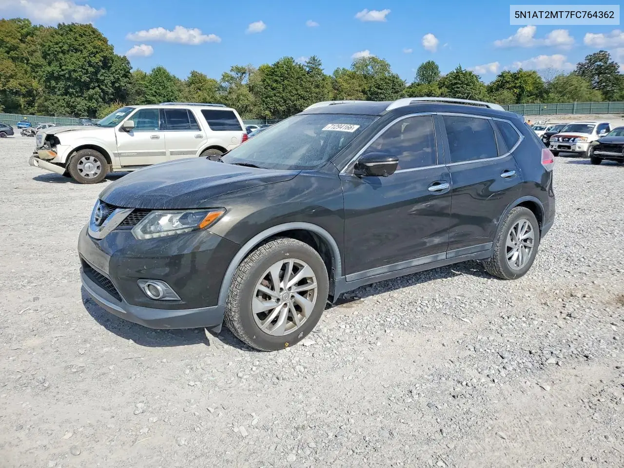 NISSAN ROGUE 2015, VIN 5N1AT2MT7FC764362