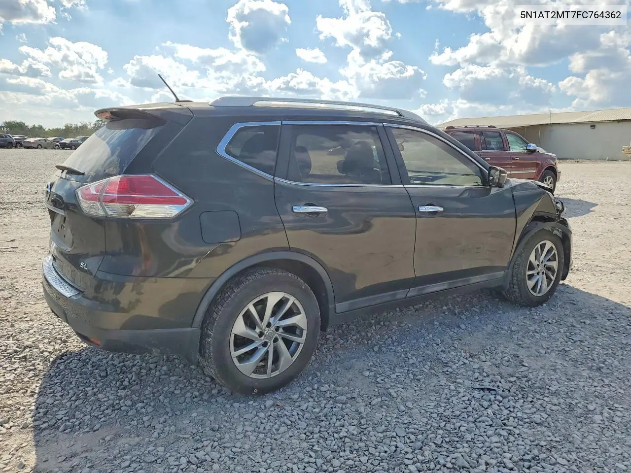 2015 NISSAN ROGUE VIN 5N1AT2MT7FC764362 — фото 3