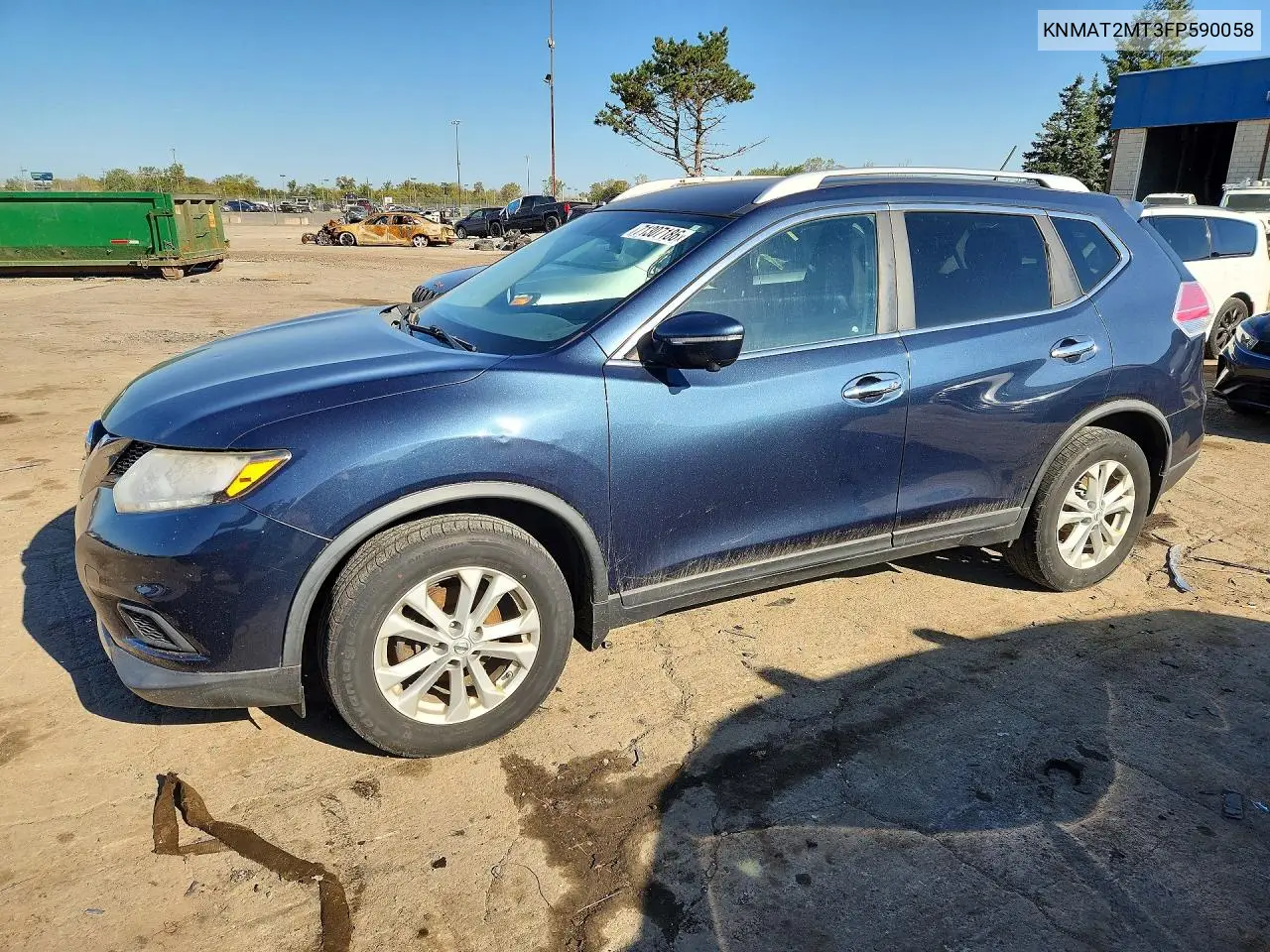 NISSAN ROGUE 2015, VIN KNMAT2MT3FP590058