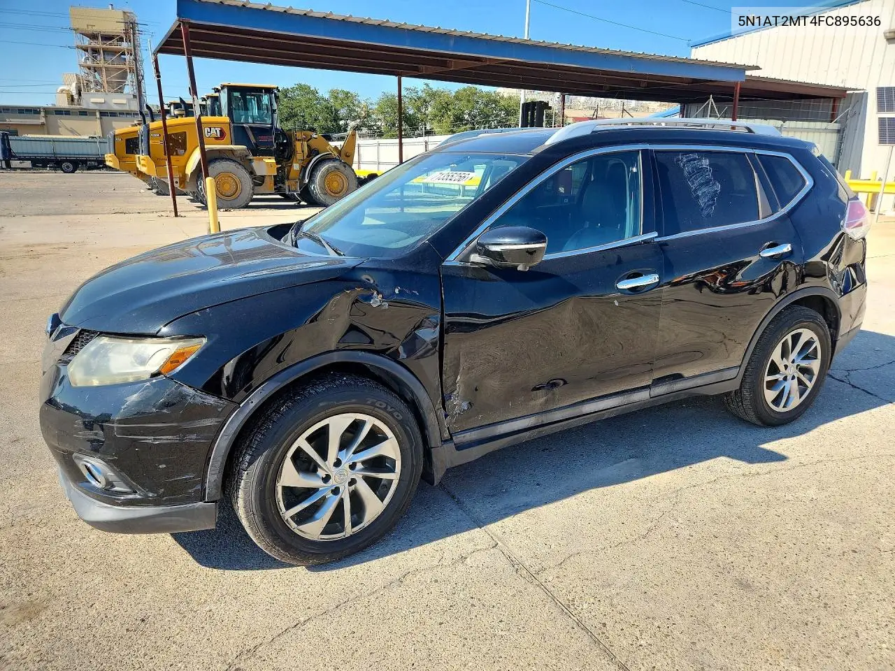 NISSAN ROGUE 2015, VIN 5N1AT2MT4FC895636