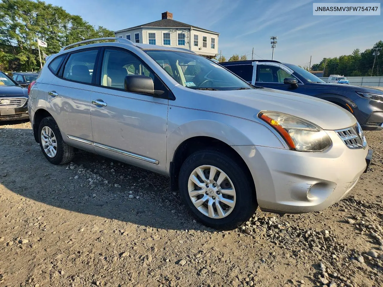 2015 NISSAN ROGUE VIN JN8AS5MV3FW754747 — фото 4