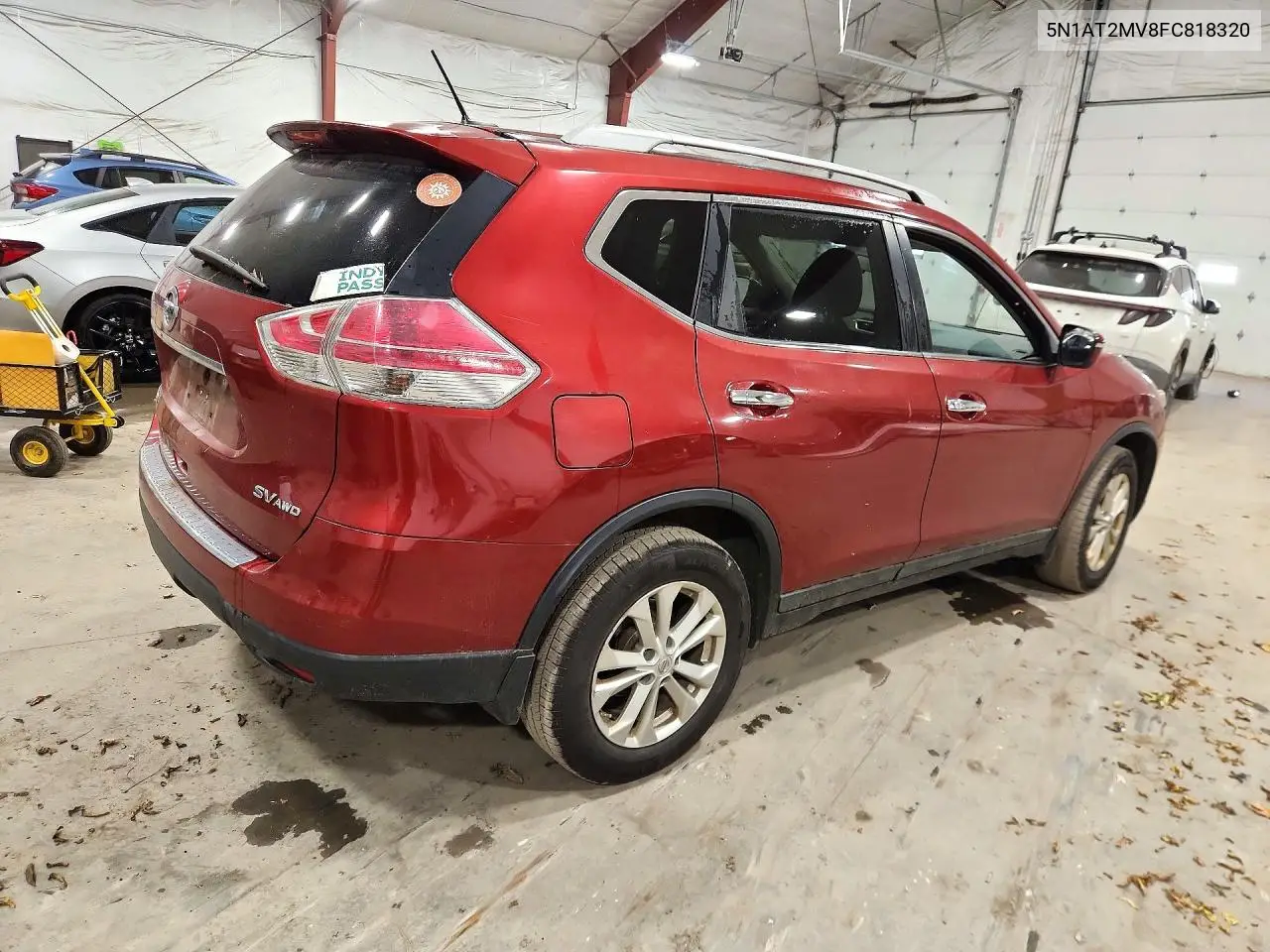 2015 NISSAN ROGUE VIN 5N1AT2MV8FC818320 — фото 3