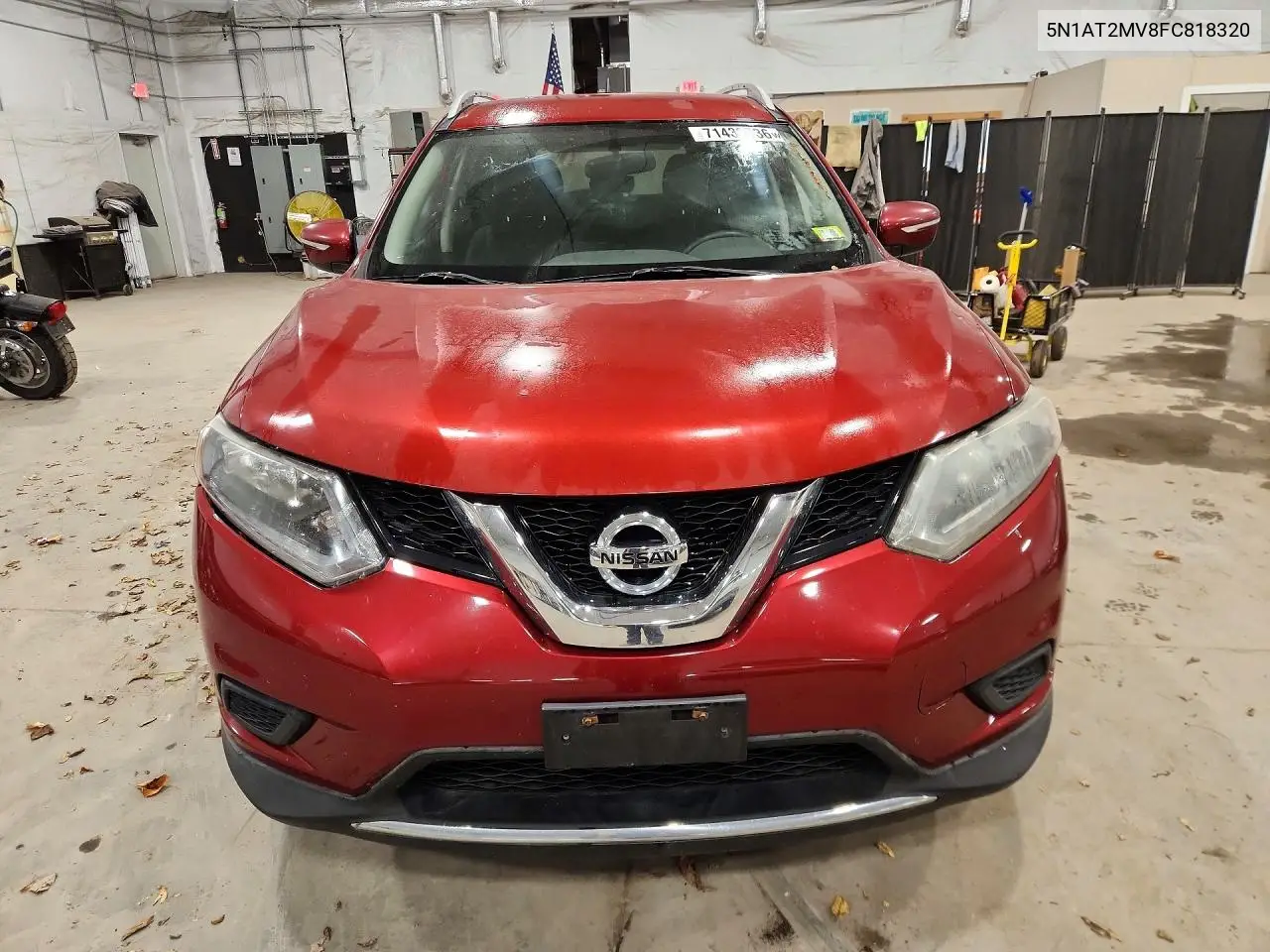 2015 NISSAN ROGUE VIN 5N1AT2MV8FC818320 — фото 5