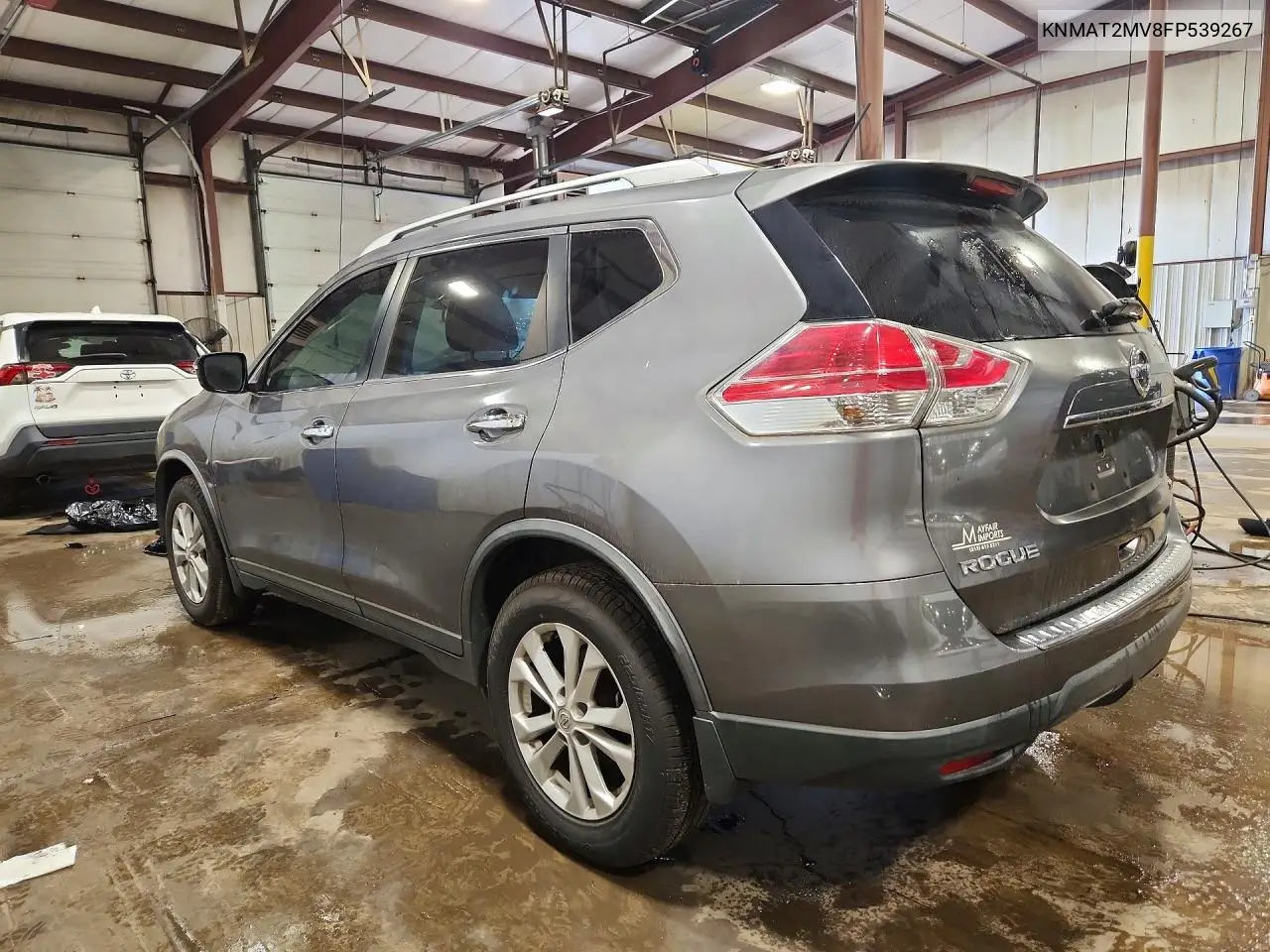 2015 NISSAN ROGUE VIN KNMAT2MV8FP539267 — фото 2