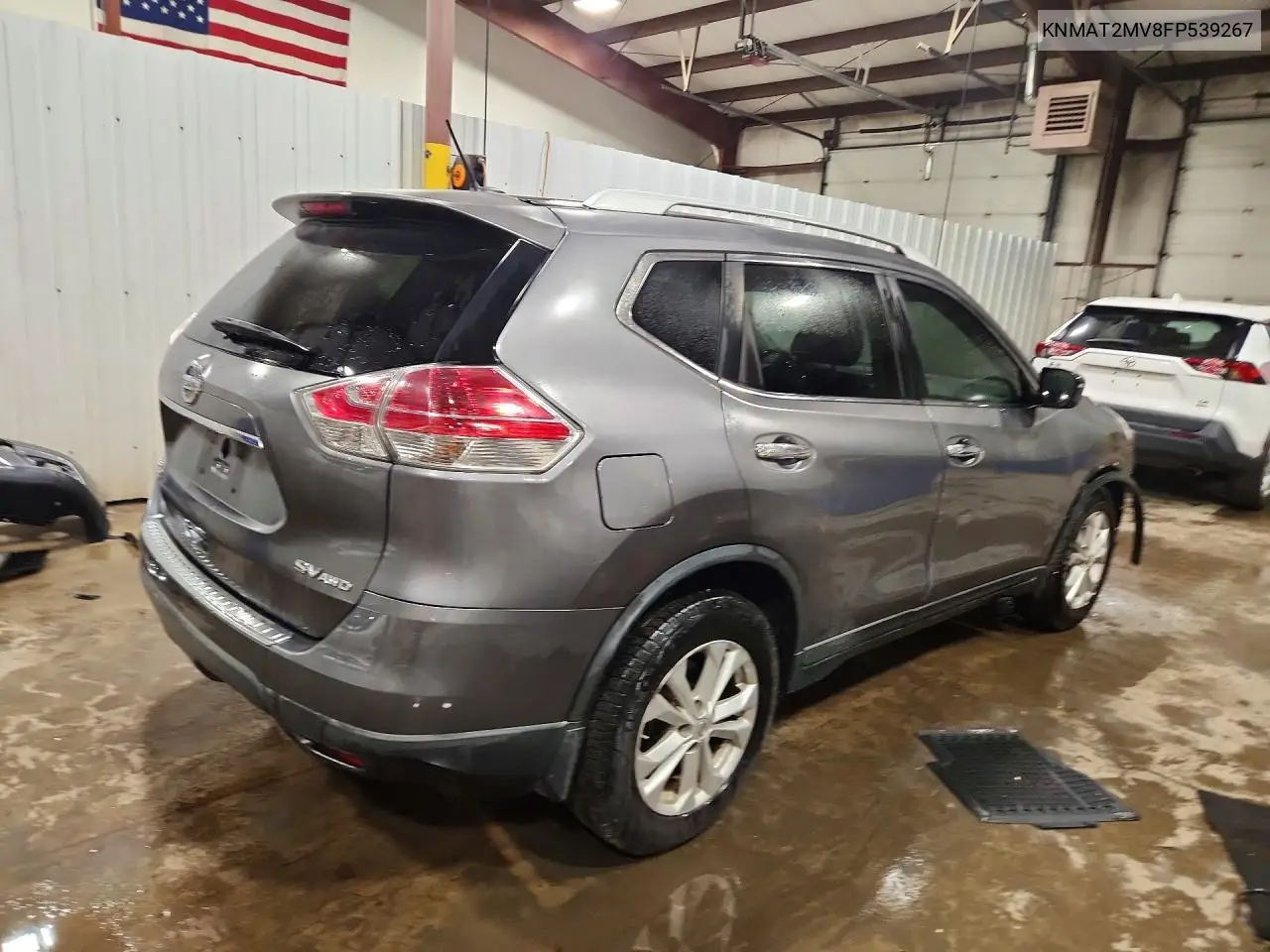 2015 NISSAN ROGUE VIN KNMAT2MV8FP539267 — фото 3