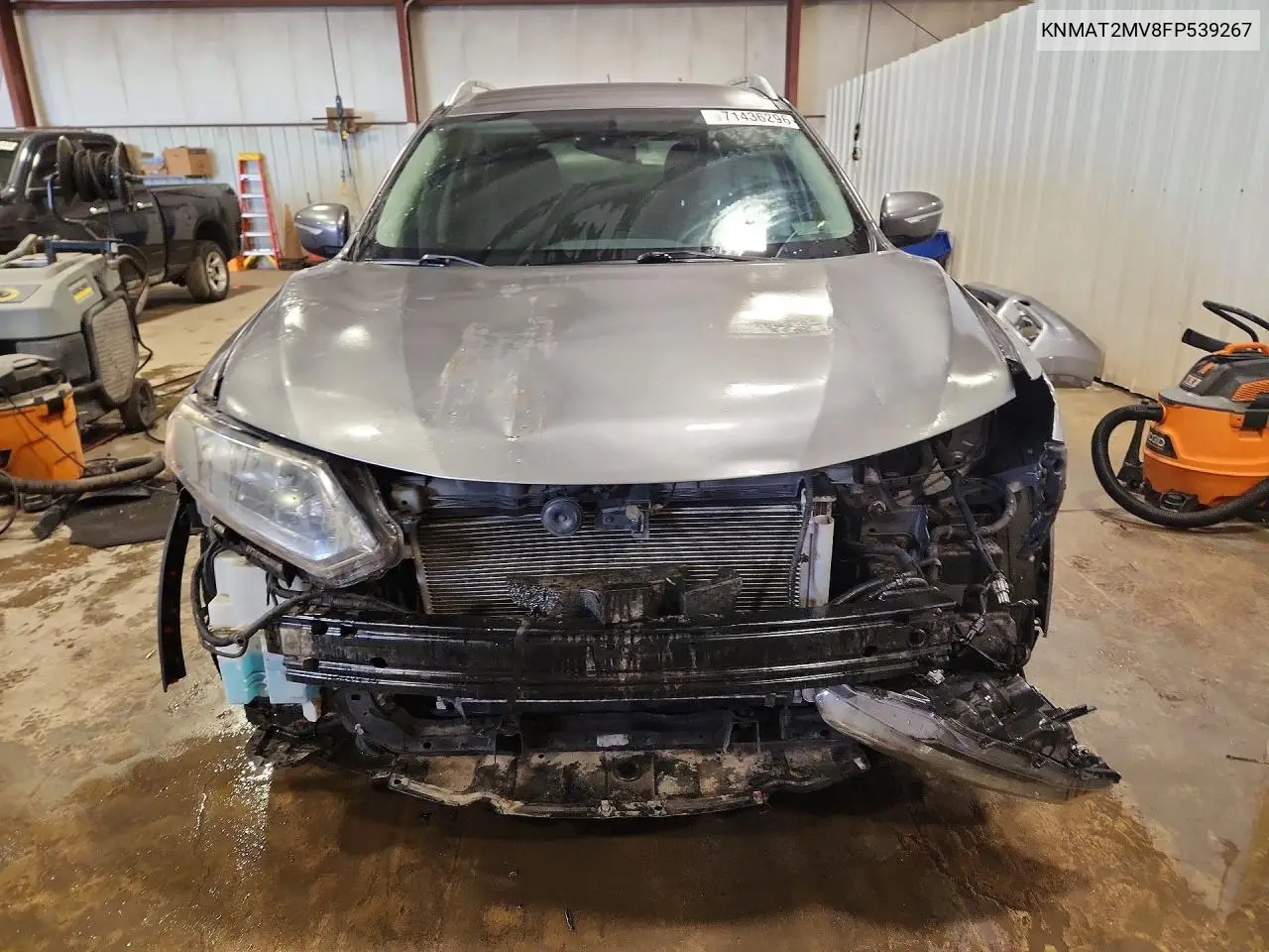 2015 NISSAN ROGUE VIN KNMAT2MV8FP539267 — фото 5