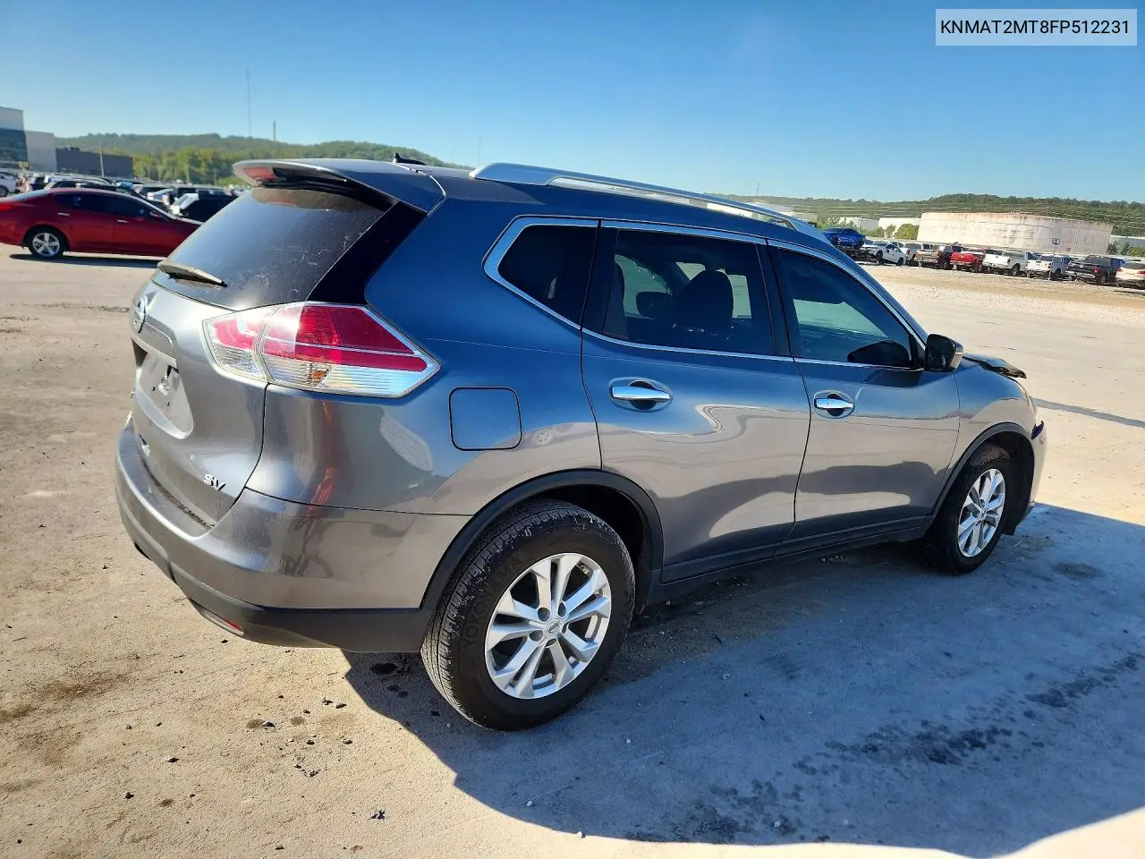 2015 NISSAN ROGUE VIN KNMAT2MT8FP512231 — фото 3