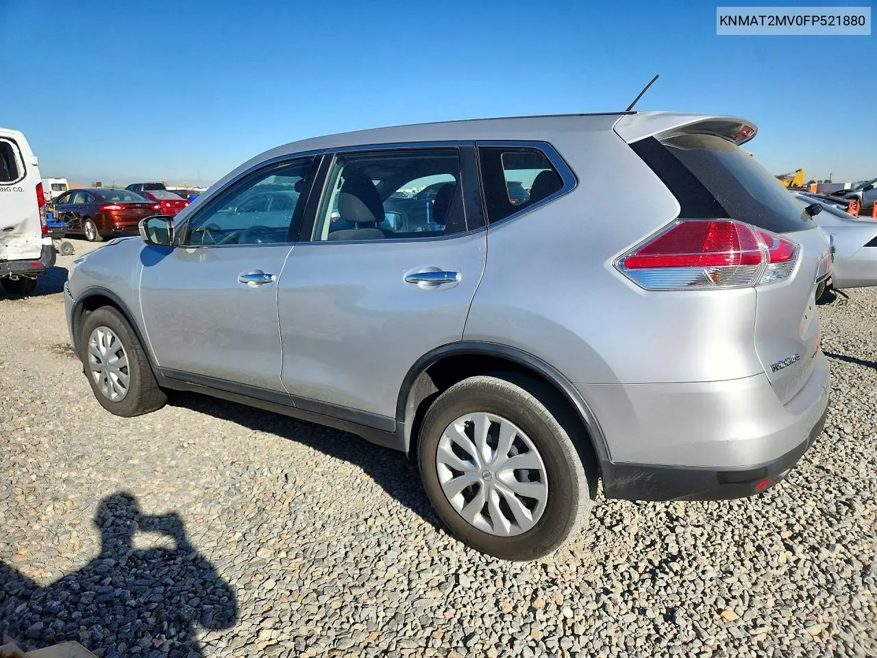 2015 NISSAN ROGUE VIN KNMAT2MV0FP521880 — фото 2