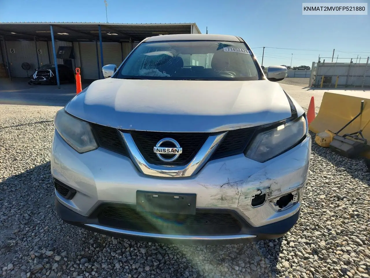 2015 NISSAN ROGUE VIN KNMAT2MV0FP521880 — фото 5