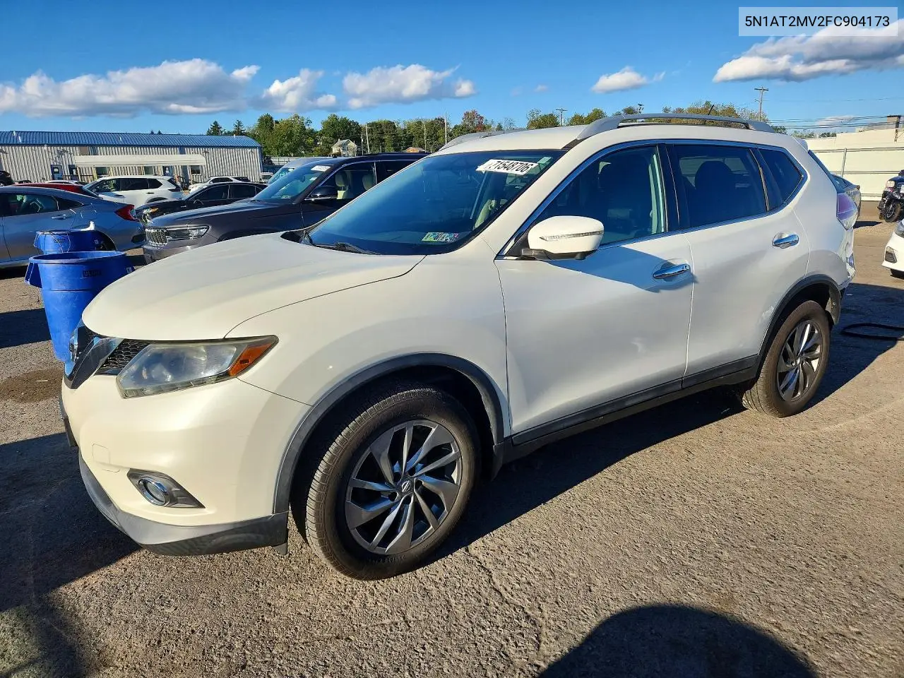 NISSAN ROGUE 2015, VIN 5N1AT2MV2FC904173