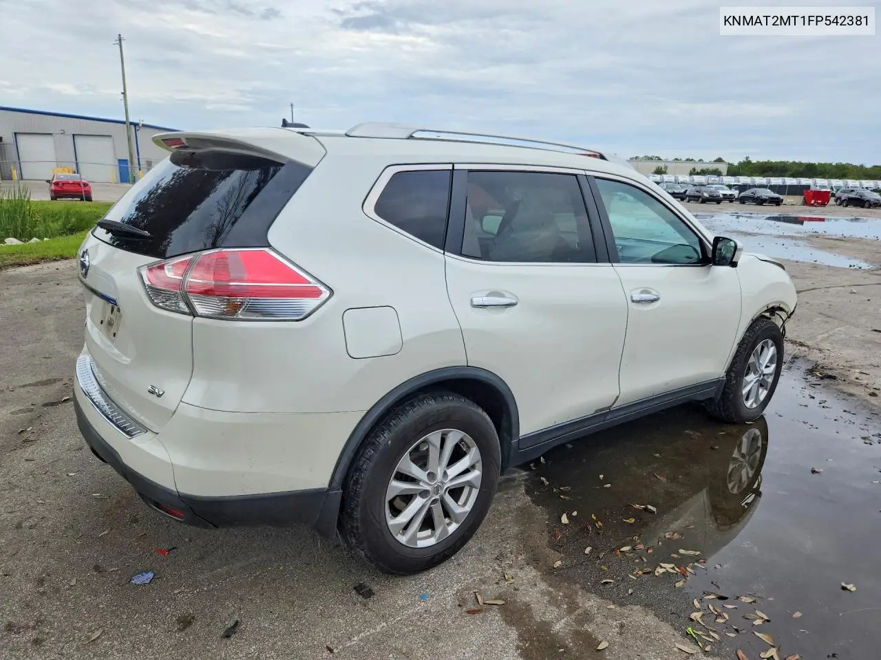 2015 NISSAN ROGUE VIN KNMAT2MT1FP542381 — фото 3