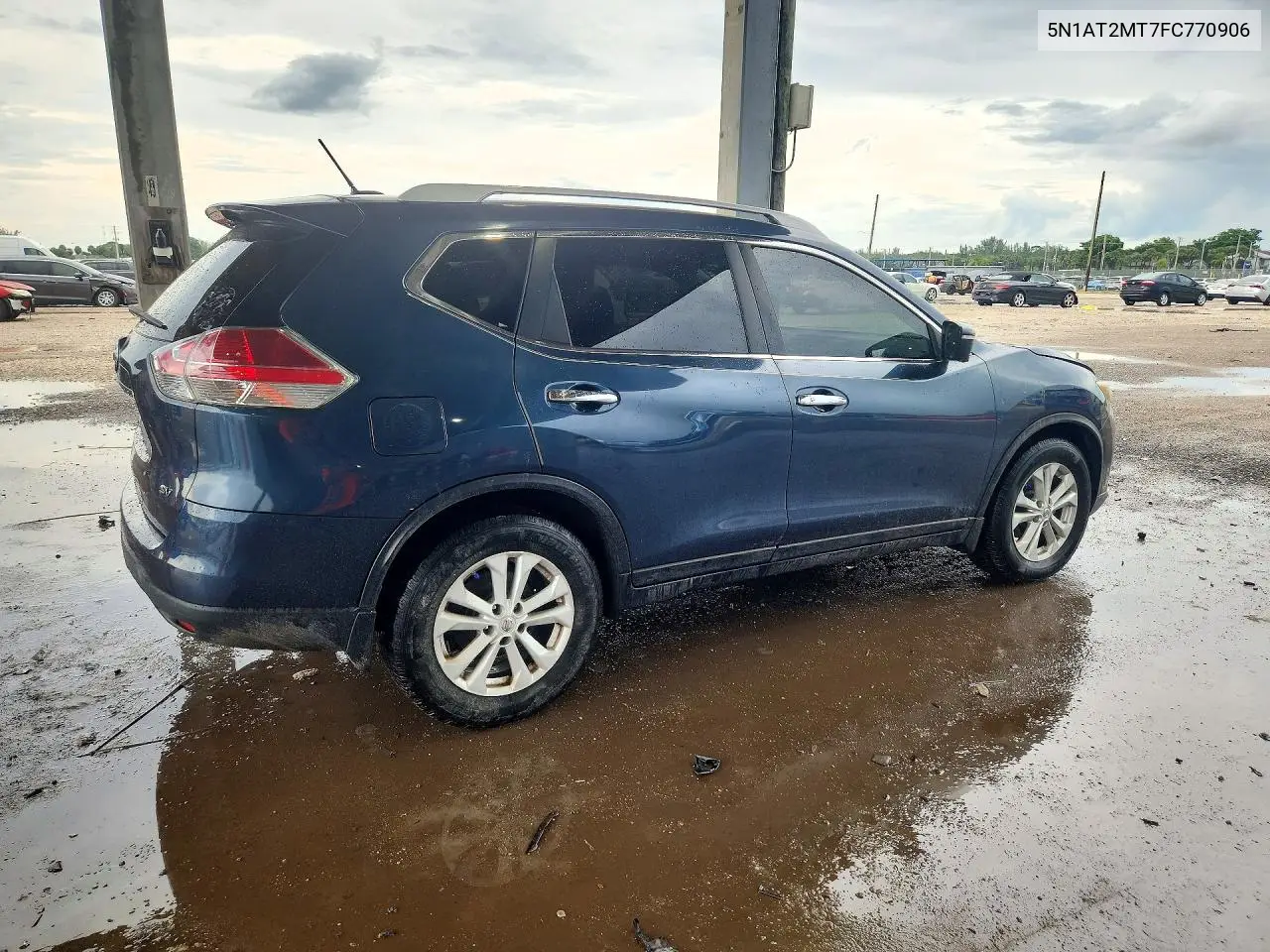 2015 NISSAN ROGUE VIN 5N1AT2MT7FC770906 — фото 3