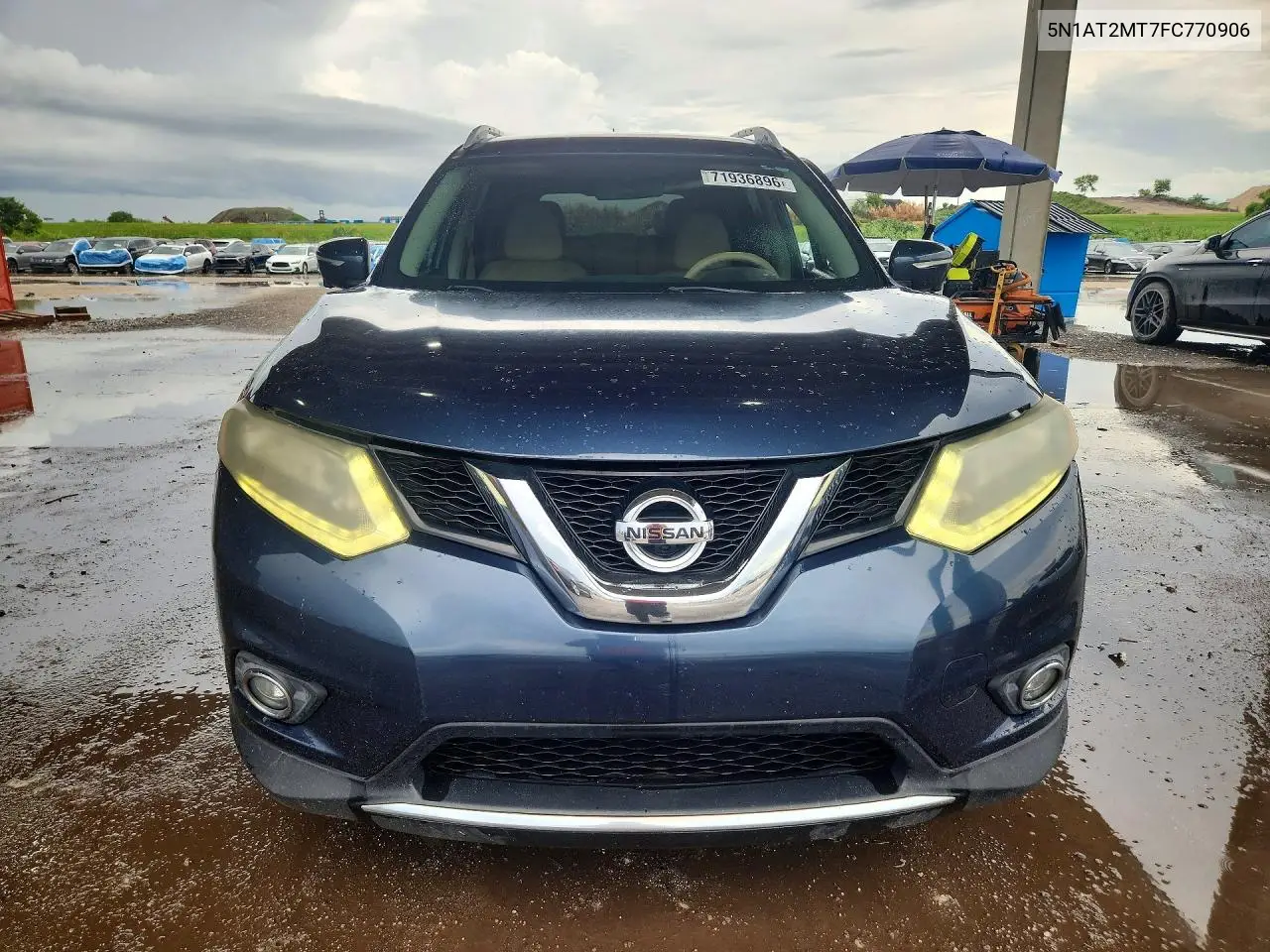 2015 NISSAN ROGUE VIN 5N1AT2MT7FC770906 — фото 5