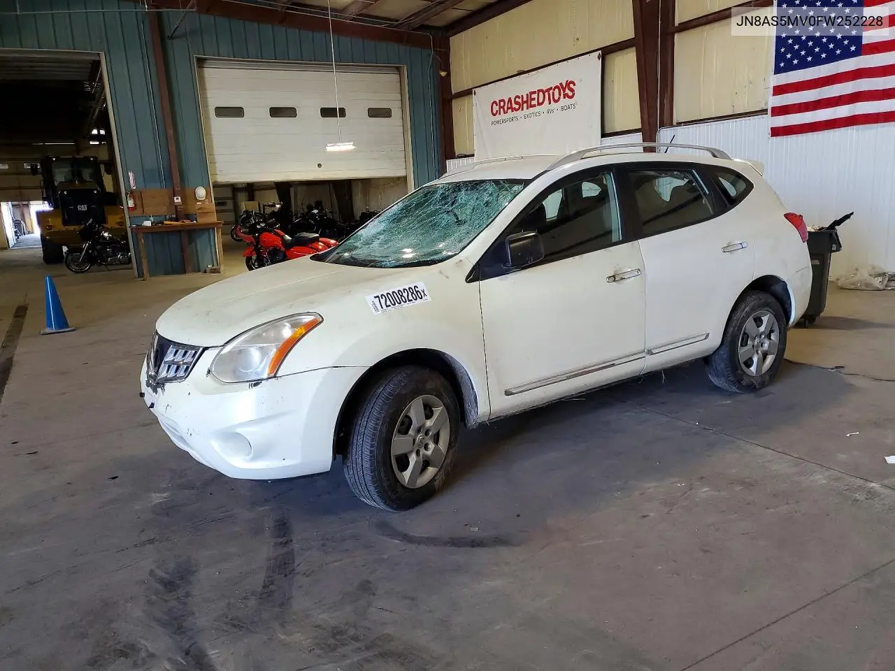 NISSAN ROGUE 2015, VIN JN8AS5MV0FW252228