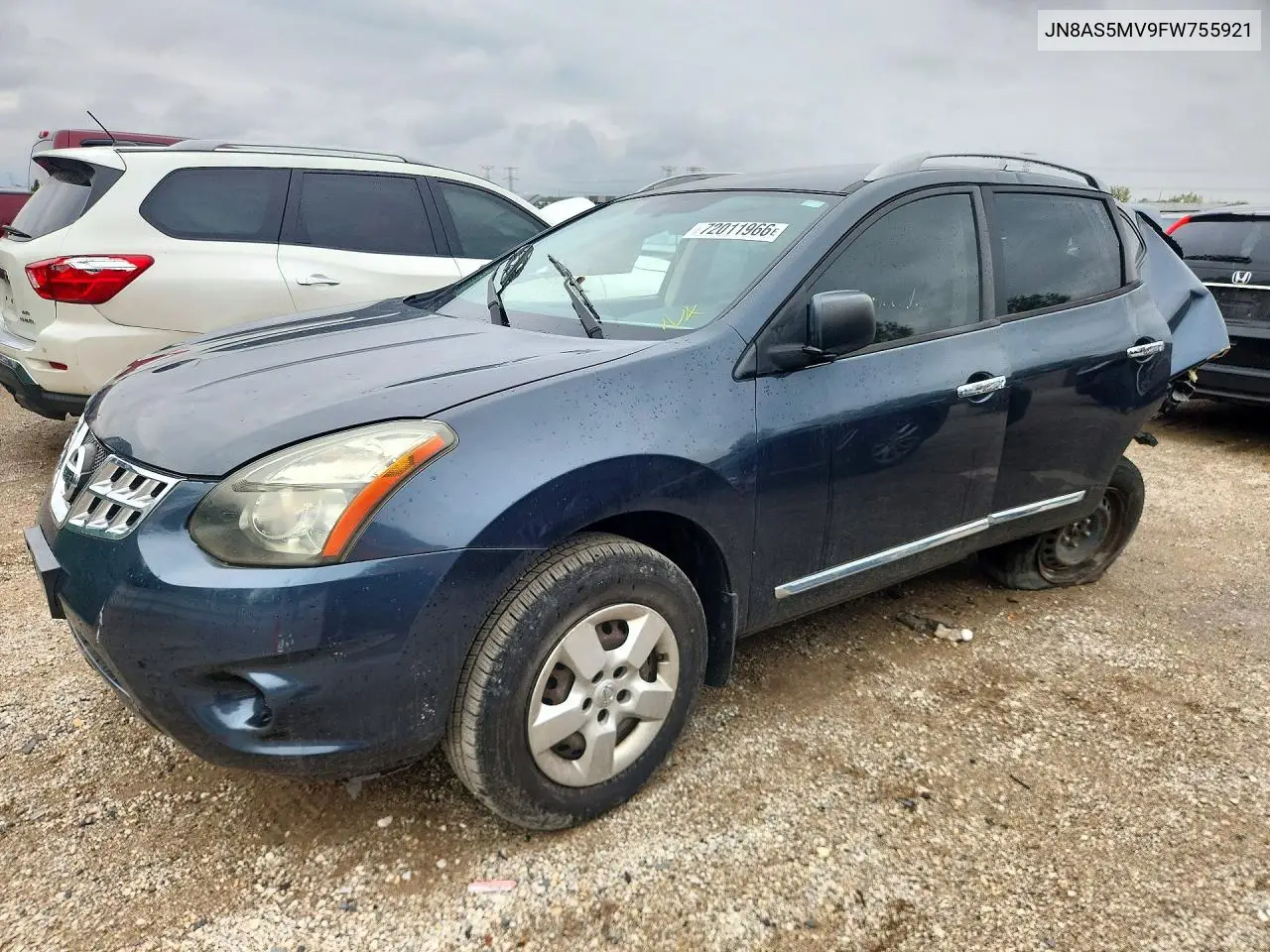 NISSAN ROGUE 2015, VIN JN8AS5MV9FW755921