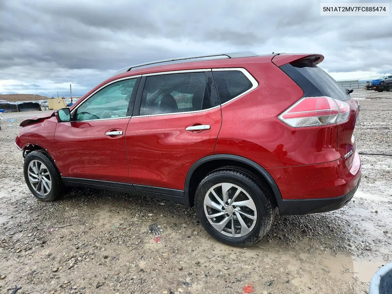 2015 NISSAN ROGUE VIN 5N1AT2MV7FC885474 — фото 2