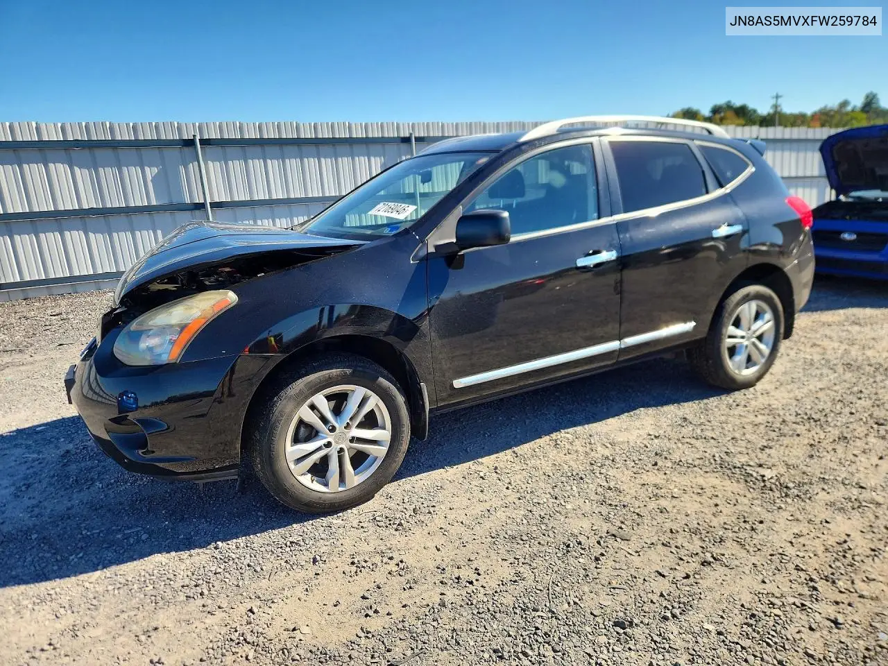 NISSAN ROGUE 2015, VIN JN8AS5MVXFW259784