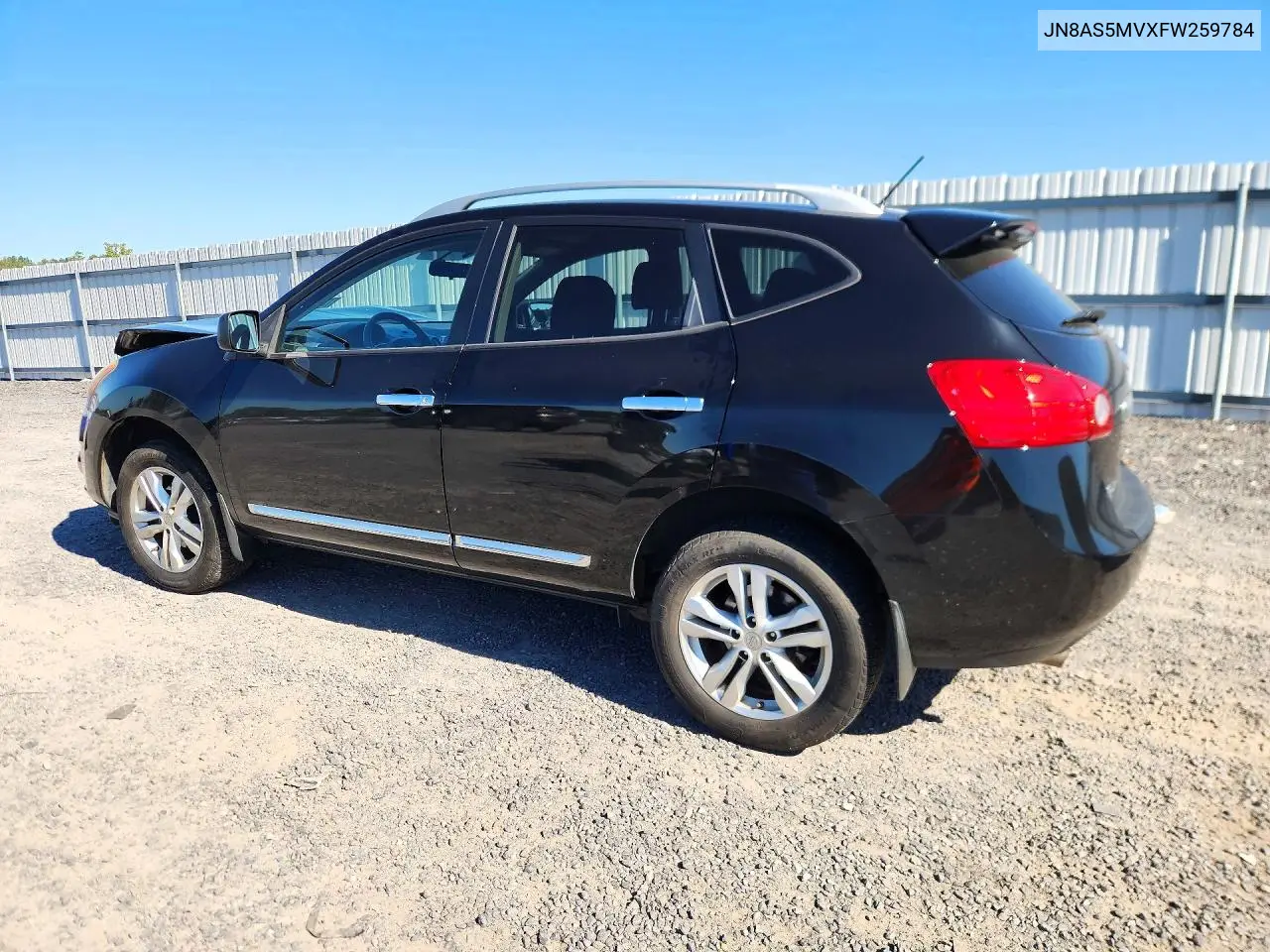 2015 NISSAN ROGUE VIN JN8AS5MVXFW259784 — фото 2