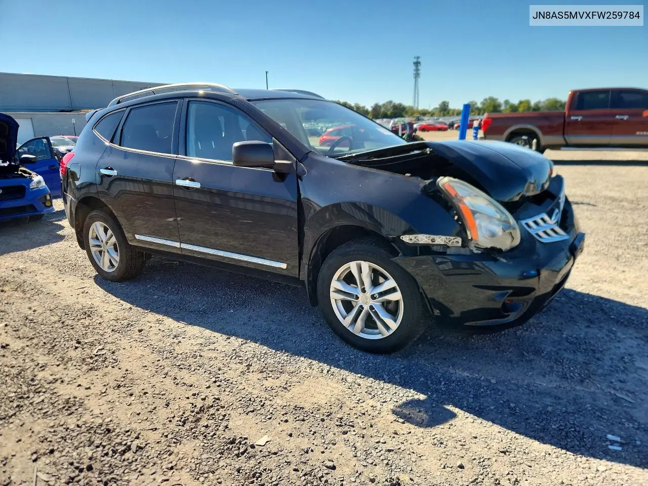2015 NISSAN ROGUE VIN JN8AS5MVXFW259784 — фото 4