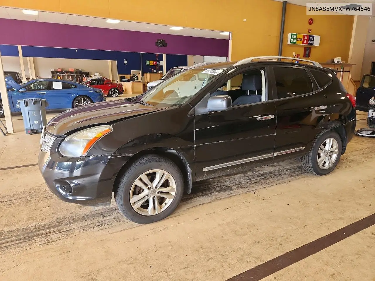 NISSAN ROGUE 2015, VIN JN8AS5MVXFW764546