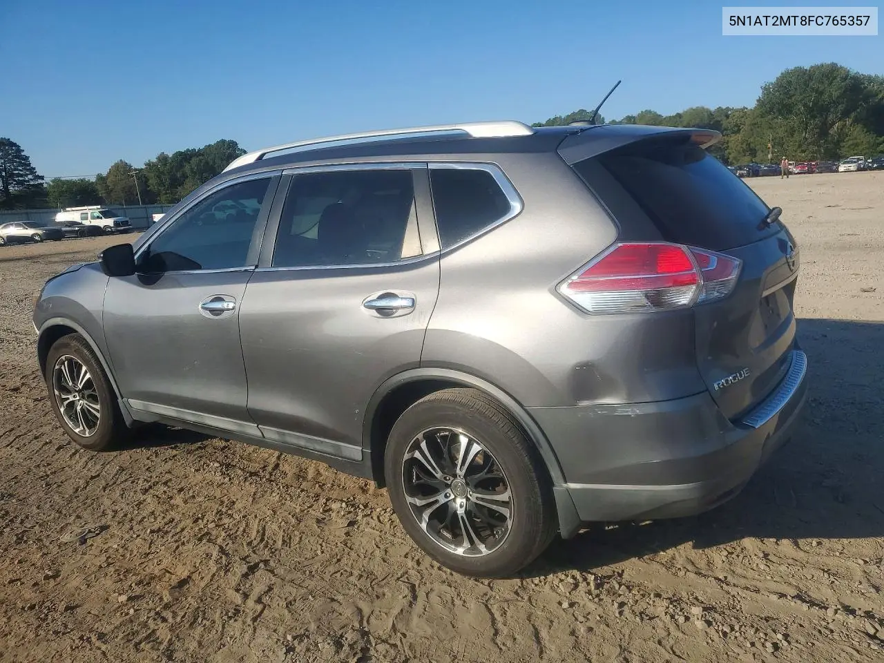 2015 NISSAN ROGUE VIN 5N1AT2MT8FC765357 — фото 2