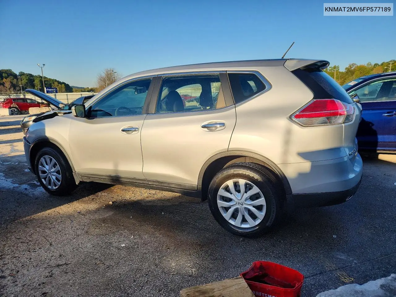 2015 NISSAN ROGUE VIN KNMAT2MV6FP577189 — фото 2